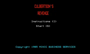 Culbertson's Revenge - Brain Aerobics (1985)(Minic) screen shot title